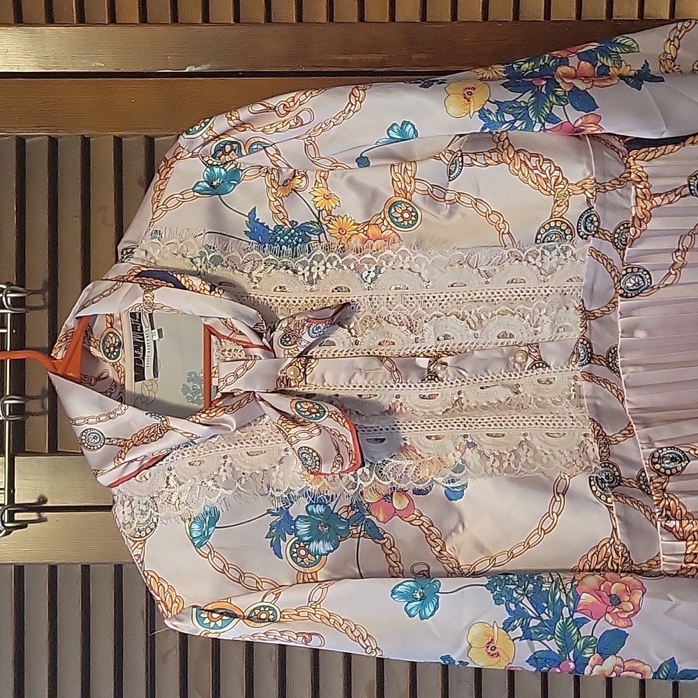 XL Pink Floral Dalia MacPhee Dress